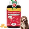 amusi Integratori per Cani e Gatti Multivitaminico in Compresse - Mangime Complementare con Vitamine e Minerali, Taurina e Lievito di Birra - 120 Compresse - Made in Italy