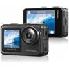 AKASO Brave 7 LE Action Cam 4K 30FPS 20MP WiFi, Fotocamera Subacquea 40M con Tou