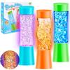 NYOBABE Giochi Sensoriali Luminosi, Set di 3 Bottiglie Sensoriali per Bambini, Clessidra Liquida, Giochi Sensoriali Autismo per Bambini e Adulti, Fidget Toys Giocattolo Ideale Antistress Bambini(3+)