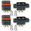 VUNIVERSUM 2 paia di connettori originali Premium XT60 XT60 W XT60E da incasso con viti maschio + spina dorata femmina batteria Lipo impermeabile, drone copter barca, modellismo