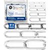 NietFullThings Catena acciaio inox A4 V4A AISI 316 Ø8 mm maglia lunga 18 m - DIN 5685 / DIN 766 - carico di rottura indicativo 3200 kg - confezione 1 pz