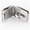 Shuny 1 pezzo Fibbie a scatto per porta ad angolo retto da 90 gradi in acciaio inox, bulloni a scrocco curvi Serratura scorrevole, serratura ad alta sicurezza per cancello