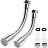 Valyrane 2 Pezzi Rubinetto Da Cucina Con Aeratore,2 Modalità, Accessori per Rubinetti, Accessorio per Rubinetto Rotante a 360 Gradi, Aeratore per Rubinetto, Adatto per Cucine E Bagni (13,5 cm/16 cm)