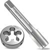 AFEPHE Kit Professionale Maschio e Filiera M18, Filiera Metrica M18x1.5mm in Acciaio HSS per Filettatura di Precisione