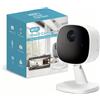 Inov Paris Telecamera di sicurezza WiFi Intelligente, Bianco e Nero, con Audio Bidirezionale, Cloud e TF, Monitoraggio remoto tramite App Mobile