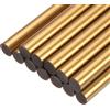 QUARKZMAN 12pz Mini Bastoncini di Colla a Caldo 11mm x 100mm Bronzo Oro | per Pistola Colla