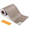 ztowoto Bordo autoadesivo per parete, cornice per porte e finestre, bordo autoadesivo per casa, bagno, cucina, soggiorno (rovere grigio, 1000 x 10 cm)