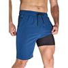 Arcweg Costume da Bagno Uomo, Pantaloncini Lunghi 2 in 1 con Doppia Fodera Traspirante e Asciugatura Rapida, con Tasche e Coulisse Regolabile, per Mare, Surf e Nuoto Azzurro L(EU)
