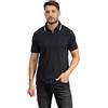 Armani Exchange Polo da Uomo, a Maniche Corte, con Chiusura Lampo, Colore Blu, XL, Navy Scuro, XL