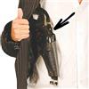 FIESTAS GUIRCA | Pistola Finta con Fondina Ascellare (25 cm) - Accessorio per Costume da Poliziotto, Ladro, Detective, Carnevale, Halloween, Feste a Tema - Adulto Bambino - Nero