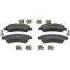FERODO Kit pastiglie freni non predisposto per visualizzazione avviso usura con accessori FDB4066 Compatibilità con PEUGEOT 206 2 volumi/Coda spiovente 2A/C 207 WA, WC 208 I Hatchback CA, CC, CITROËN