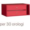 Bordogna Modulo interno a 2 cassetti 30 Orologi con vano per cassaforte Brixia TRE Size 1 Art.82.CS.00.159