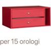 Bordogna Modulo interno a 2 cassetti 15 Orologi con vano per cassaforte Brixia UNO Size 1 Art.82.CS.00.108