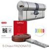 AGB Cilindro europeo di sicurezza Genio chiave/chiave Frizionato 45/70 (115 mm) 5 chiavi