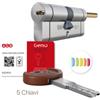 AGB Cilindro europeo di sicurezza Genio con asse rasabile 30/30 (60 mm) 5 chiavi