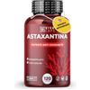VIVACAPS Astaxantina pura alto dosaggio 8mg per dose giornaliera 120cps 1 al giorno, Astaxantina naturale da Haematococcus pluvialis, supporto antiossidante - Made in Italy