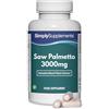 Simply Supplements Capsule di Saw Palmetto 3000mg | Estratto Standardizzato ad Alta Potenza | Vegano & Senza Lattosio | 180 Capsule (Scorta di 6 Mesi) | Prodotto nel Regno Unito secondo gli Standard GMP