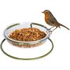 Jacobi Jayne I Love Robins - Mangiatoia per Uccelli, Facile da Pulire, Colore: Verde
