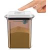 Vientiane 2.3L Contenitore Latte in Polvere, Contenitore Portatile Plastica Latte in Polvere, Scatola con Coperchio Conservare Il Latte in Polvere per Bambini, Anti-UV, Guarnizione a prova umidità(Marrone)