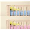 Dudu N Girlie NEXT2ME jersey di cotone lenzuolo con angoli per culla, 51 cm x 85 cm, pezzi, colore: Blu/Rosa