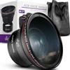 Altura Photo Obiettivo grandangolare professionale HD da 49 mm 0,43x (con porzione macro) per fotocamere mirrorless Canon EOS M50 M M2 M3 M5 M6 Mark II M10 M100 M200 R50 R100