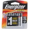 Energizer Confezione da 2 Energizer E91BP-4 Batterie alcaline AA 4 batterie per Confezione