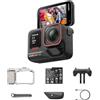 Insta360 Ace Pro 2 Pack Xplorer Argento: Action Cam 8K Impermeabile, Co-ingegnerizzata con Leica, Sensore 1/1.3, doppio Chip IA. Superba in Bassa Luce, Audio Superiore, Fotografia urbana e Viaggi.