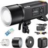 GODOX AD800Pro Strobe Flash Outdoor 800Ws, Flash Esterno Professionale GN110 TTL HSS 1/8000s, Lampada Modellante Bicolore 40W, Tempo di Ricarica 0,01-1,5s, con Batterie al Litio