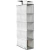 GUTE LINES Organizer Armadio Air, Mensole da armadio, Portatutto per Cappello, Calze, Mutande, Asciugamani (grigio chiaro, 30 x 15 x 70 cm)
