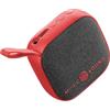 Music Sound - MINI - Speaker Bluetooth - Potenza 3 WATT - Play Time 4 ore - Compatto e portatile - Finiture in tessuto morbido e colorato - Rosso