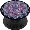 BHAPPY Pop Sockets Grip Stand Mandala viola PopSockets PopGrip Intercambiabile
