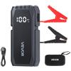 VEVOR Avviatore di Emergenza Portatile Picco da 1500A Batteria per Avviamento di Emergenza per Auto Booster Portatile Batteria al Litio 12V con Torcia a 3 Modalità per Motori Auto Potenza Ingresso 10W