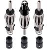 Vecys 3 Pezzi Connettore DIN Autoradio Maschio FM AM Antenna Universale per Auto Spina DIN Connettore in Rame per Cavo Coassiale di Estensione RG58