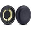tecinity Cuscinetti Auricolari per Jabra Evolve2 65/Elite 45h Cuffie, Cuscinetti Cuffie per Jabra Elite 45h/Evolve2 65, Morbida Pelle Proteica (Nero)