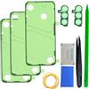 iStable Adesivo Cover Posteriore Compatibile con Samsung Galaxy S23+ Plus Nastro di Ricambio Pre-Tagliato per Sportello Batteria, Kit Colla Biadesiva SM-S916B/DS, SM-S916U (Confezione da 3)