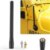 GQDGCU Antenna da 7,5 pollici per Wrangler Gladiator 1997-2024 TJ JK JKU JL JLU Ford F150 Auto Breve Antenna Radio Aggiornamento per ricezione FM/AM