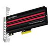 GLOTRENDS PA19 Adattatore da M.2 NVMe a PCIe 5.0 X4 per SSD M.2 NVMe, grande copertura del dissipatore in alluminio, staffa regolare e a basso profilo