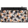 kwmobile Copri Tastiera PC per Logitech G512/G513 Carbon Tactile/Linear/GX Blue - Cover Copritastiera PC - Custodia Tastiera 48,4 x 15,4 cm - Gatti
