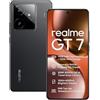 realme GT 7 5G Smartphone 12+512 GB, Chip Dimensity 9400e, Fotocamera 50 MP IMX906 OIS + 50 MP, Batteria Titan 7000 mAh, Display sportivo professionale da 6,78'' 120 Hz 6000 nits,NFC,Nero