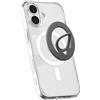 Spigen Dual Pop MagFit Anello MagSafe [3mm Ultra Slim] Doppio Magnete Compatibile con Accessori Magnetici, iPhone 17 17e 16 15 14 e Cover MagSafe/Pixelsnap per Samsung S26 S25, Pixel 10 10a - Grigio