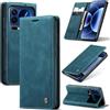Azororo Cover per Xiaomi 17 Pro Max 5G, Premium PU Pelle Custodia, Magnetica Carta Fessura Portafoglio Case, Flip Cavalletto Custodia per Xiaomi 17 Pro Max - Blu verde