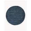 Westwing Collection Tappeto rotondo in viscosa tessuto a mano Jane -