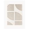 Westwing Collection Tappeto soffice con motivo in rilievo Jade - Beige