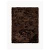 Westwing Collection Tappeto lucido a pelo lungo Jimmy - Marrone