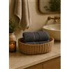 Batik Asciugamano Bagno - 100% Cotone - varie misure Ospiti Linea Bagno Coccola - Antracite Confezione da 1 pezzo