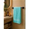 Batik Asciugamano Bagno - 100% Cotone - varie misure Viso Linea Bagno Coccola - Turchese Confezione da 1 pezzo