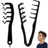 Aribliseza Pettine per Capelli 2 Pezzi, per Ricci & Testure, Denti Larghi per Uomo e Donna, Volumizzante per Ricci, Curare le Frange & Strumento di Styling