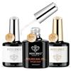 Modelones Base e Top Coat Semipermanente con Gel Ricostruzione Unghie 8-in-ONE, Gel Soak Off UV LED Smalti per Manicure,Per Acrigel Ricostruzione Unghie, Per Extension, Restauro