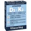 PHARMALIFE RESEARCH SRL Pharmalife Vitamine D3+K2 Integratore per Ossa Forti 60 Compresse