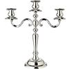 EDZARD candeliere Regina, 3 fiamme, altezza 36 cm, argento pregiato placcato, antiossidante
